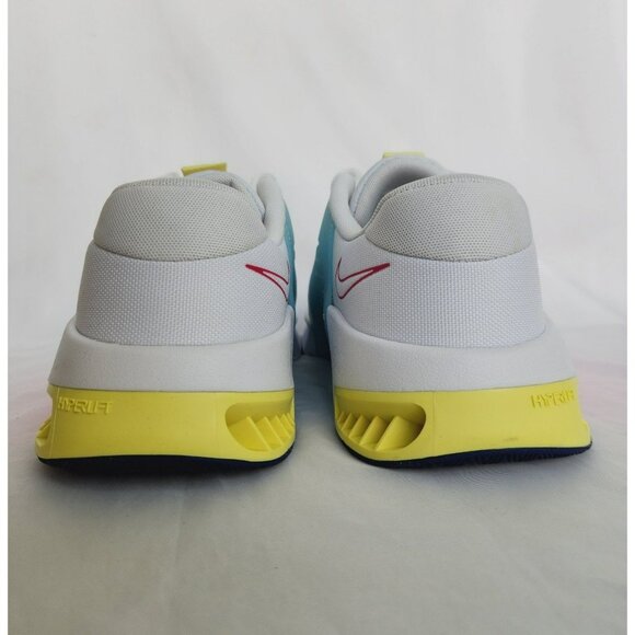 14 MEN\'S NIKE METCON 9 WHITE / MULTICOLOR DZ2617-102 WEIGHTLIFTING GYM TRAINING